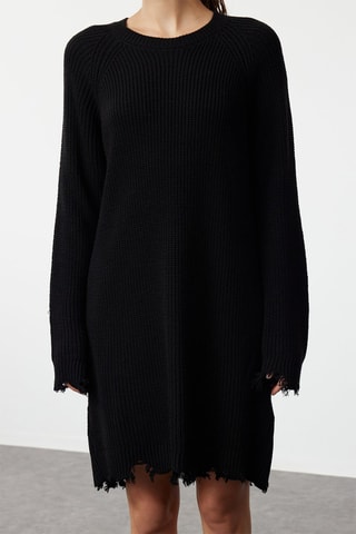 Trui-jurk - Zwart