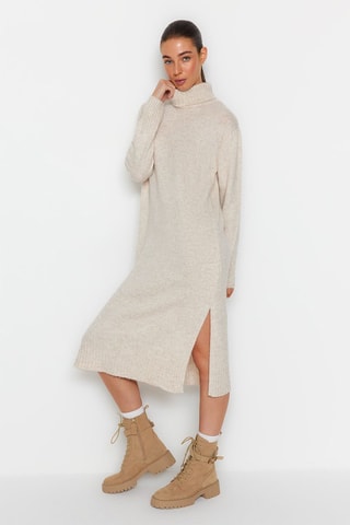 Trui-jurk - Beige