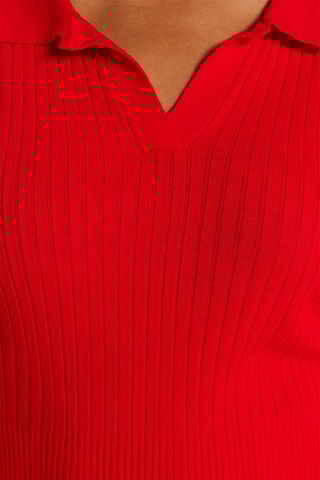 Trui-jurk Rood