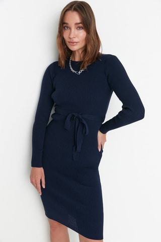 Midi-jurk Marineblauw