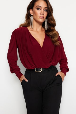 Bodysuit - Bordeauxrood