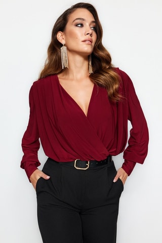 Bodysuit - Bordeauxrood