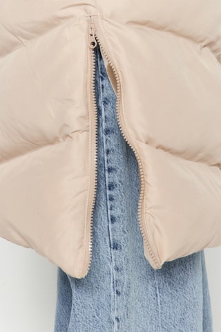 Gewatteerde Jas Beige