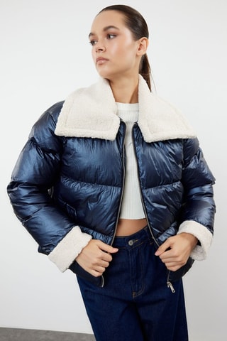 Gewatteerde Jas - Blauw