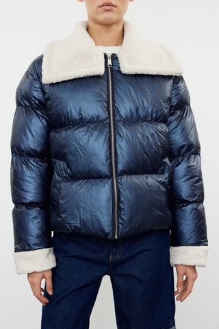 Gewatteerde Jas - Blauw