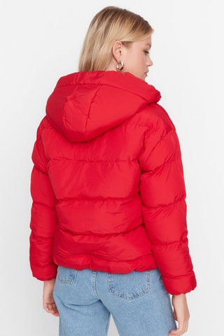 Gewatteerde Jas Rood