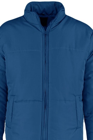 Doorgestikte Jas Regular - Blauw 