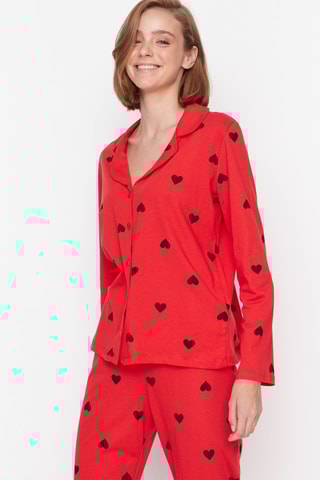 Pyjama Rood en Zwart