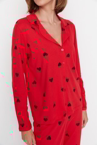 Pyjama Rood en Zwart