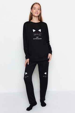 Tweedelige Pyjama - Zwart
