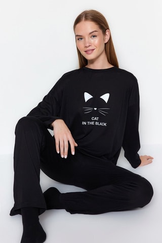 Tweedelige Pyjama - Zwart