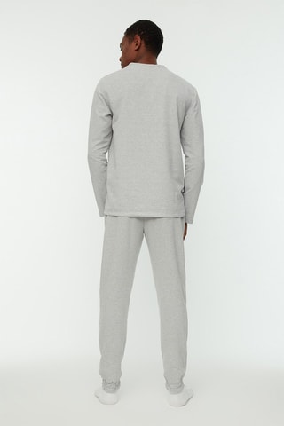 Pyjama Grijs en Kobaltblauw
