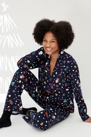 Pyjama   Marineblauw