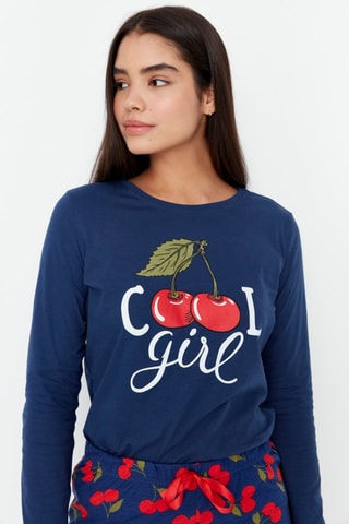 Pyjama - Marineblauw en Rood