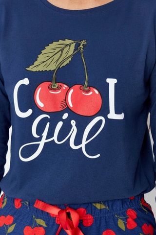 Pyjama - Marineblauw en Rood