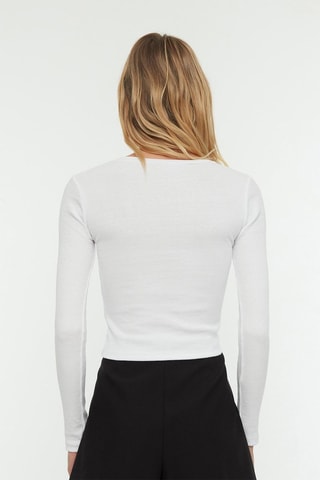 2 Crop Tops Slim Fit - Wit en Zwart