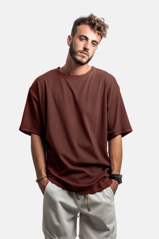T-shirt - Bruin