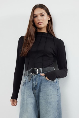 Top - Marineblauw
