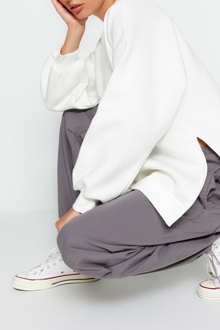 Oversized sweater - Wit
