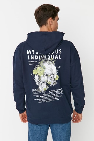 Sweater met Capuchon - Blauw
