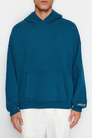 Sweater met Capuchon - Blauw