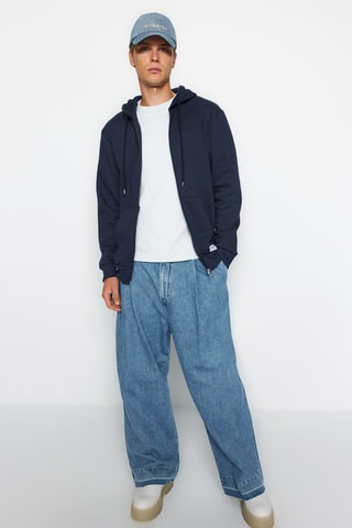 Sweater met Capuchon - Blauw