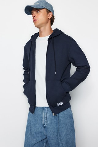 Sweater met Capuchon - Blauw