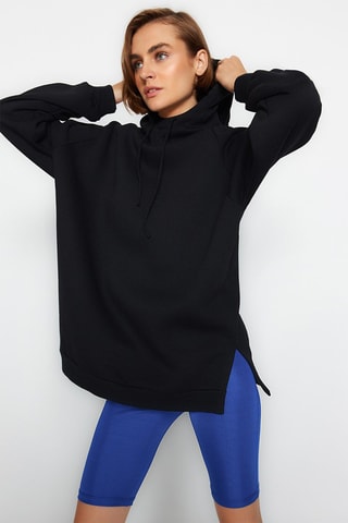 Sweater met Capuchon Zwart