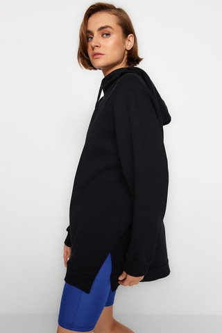 Sweater met Capuchon Zwart
