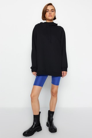 Sweater met Capuchon Zwart
