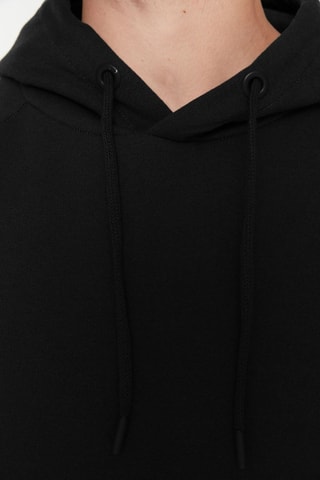 Sweater Oversized met Capuchon - Zwart