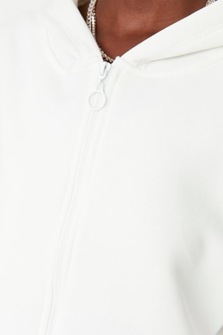 Sweater met Capuchon Ecru