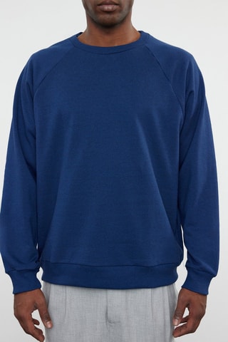 Oversized Sweater - Marineblauw