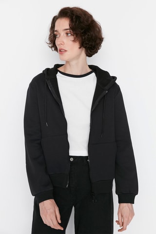 Sweater met Capuchon Zwart