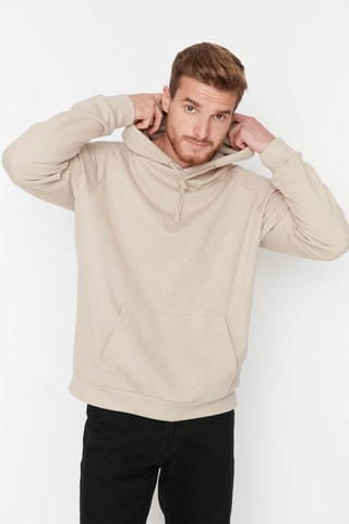 Sweater met Capuchon Beige