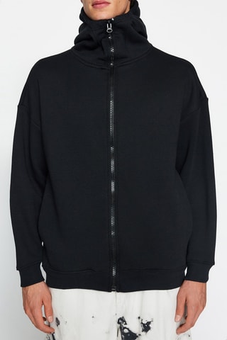 Sweater met Capuchon Zwart
