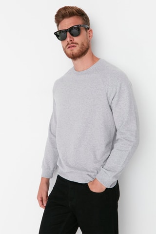 Sweater - Gemêleerd Grijs