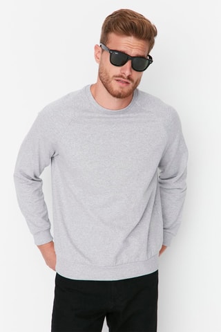 Sweater - Gemêleerd Grijs