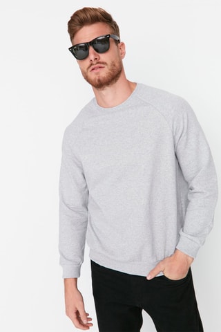 Sweater - Gemêleerd Grijs
