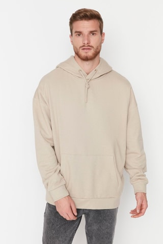 Sweater met Capuchon Beige
