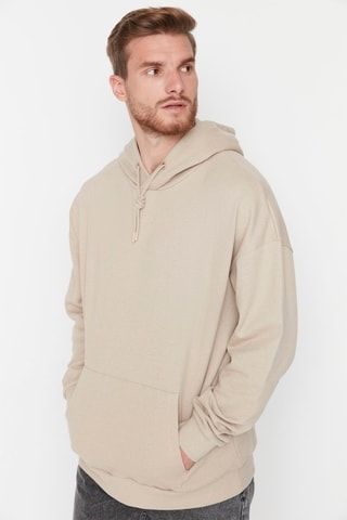 Sweater met Capuchon Beige