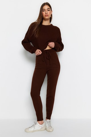 Trui en Joggingbroek Bruin