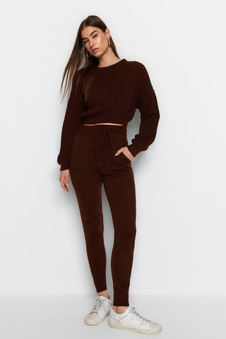Trui en Joggingbroek Bruin