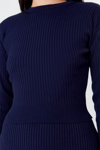 Top en Rok - Marineblauw