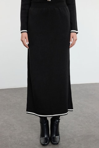 Vest en Lange Rok - Zwart