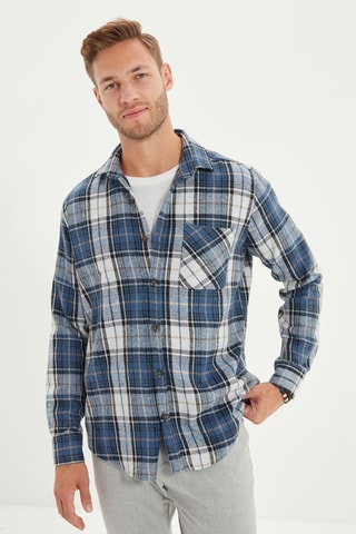 Overhemd Slim Fit - Blauw