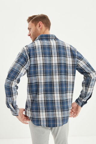Overhemd Slim Fit - Blauw