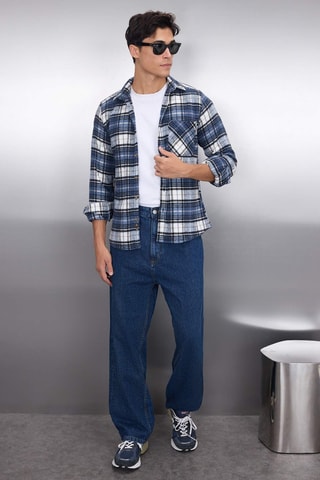 Overhemd Slim Fit - Blauw
