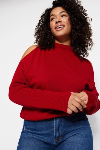 Trui Relaxed Fit - Rood