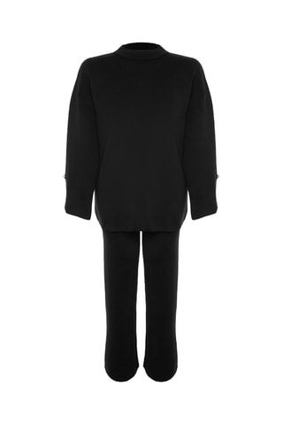 Trui Relaxed en Broek Relaxed - Zwart